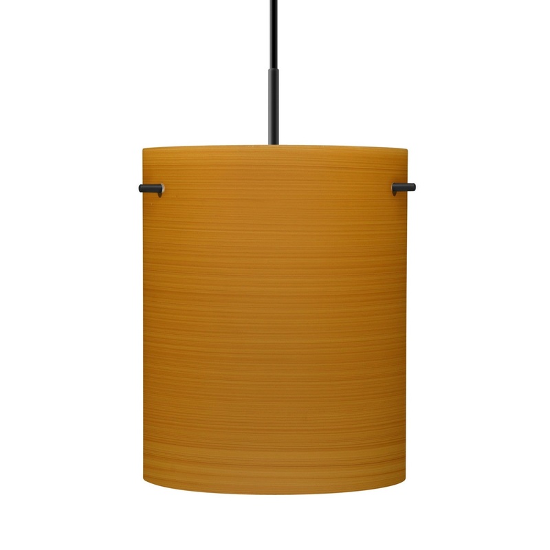 Besa J-4006OK-BK Besa Tamburo 8 Pendant One Light Pendant Black