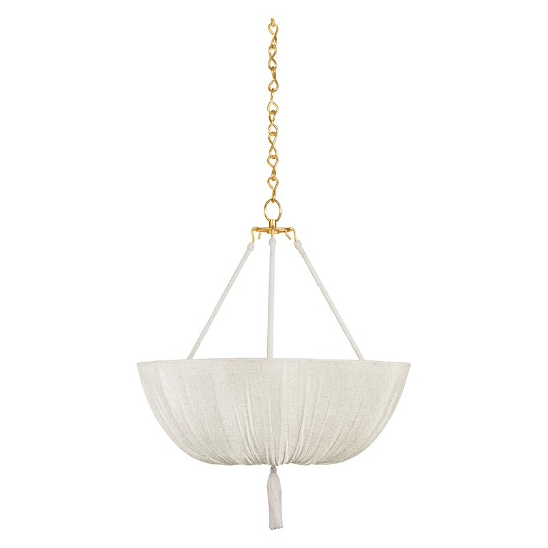 Carolina 3-Light Pendant Aged Brass