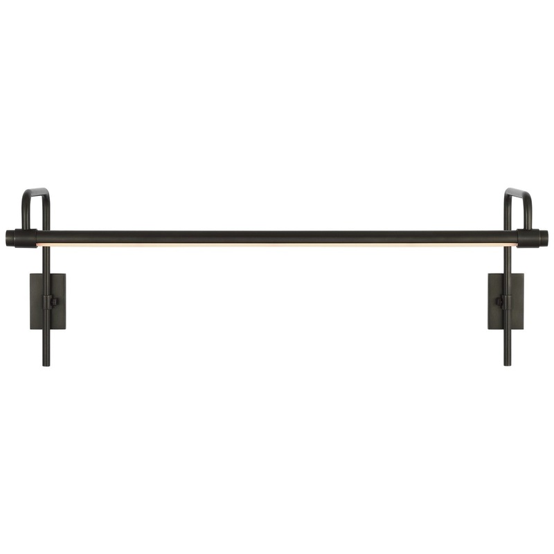 LED Picture Light from the Kidd Collection in Bronze Finish by Visual Comfort Signature