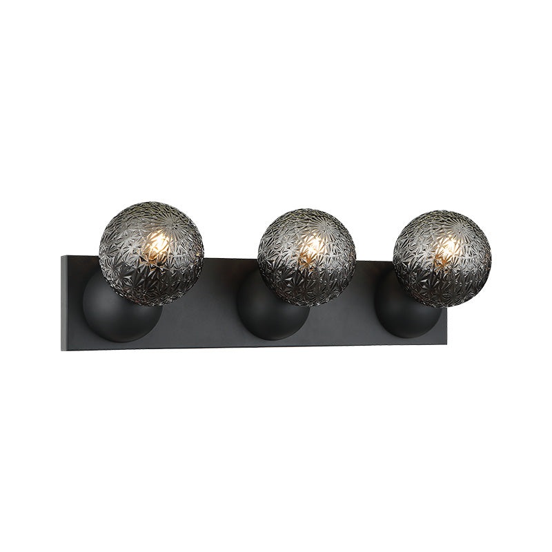 Nola 3-Light Wall Sconce Matte Black