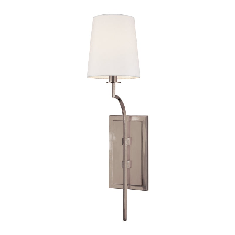 One Light Wall Sconce from the Glenford Collection in Antique Nickel Finish by Hudson Valley