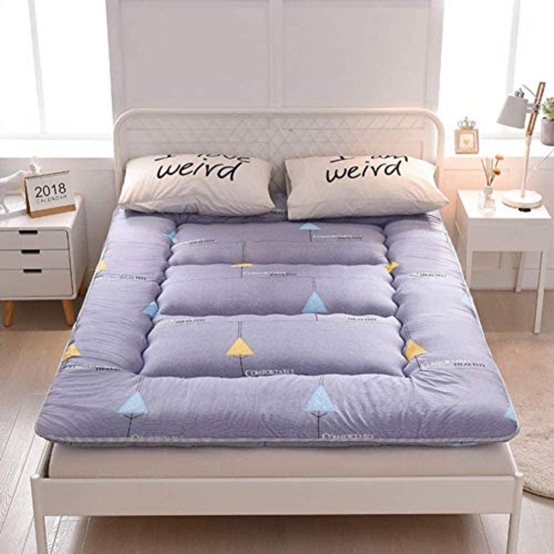Z&HA Tradizionale Giapponese Futon, Soft Futon Piano Materasso, Traspirante Tatami Fold Wool Wrap Materasso Spessore Caldo Letto Pad Matrimoniale Sleeping Mat,C,90x200cm