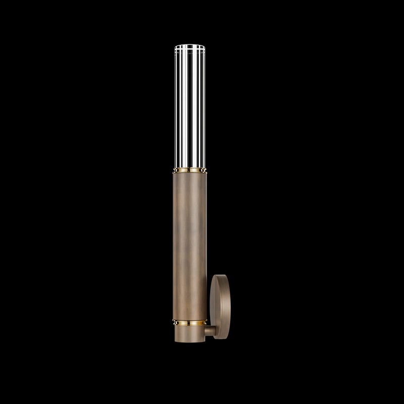 Antonia 21.75″H Sconce Bronze/Brass/No Skin