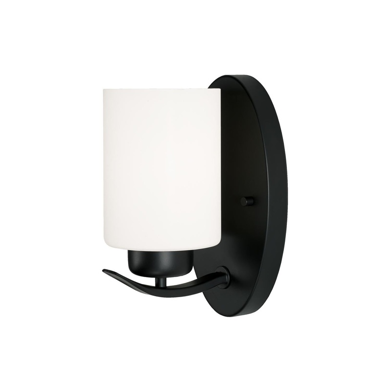 Capital Lighting 615211MB-338 Dixon 1 Light Sconce Matte Black