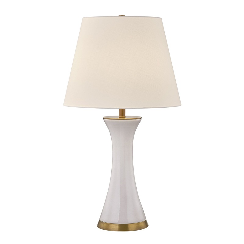 Dana 1-Light Table Lamp White