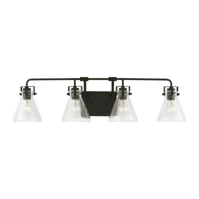 Jaden Four Light Wall / Bath Midnight Black