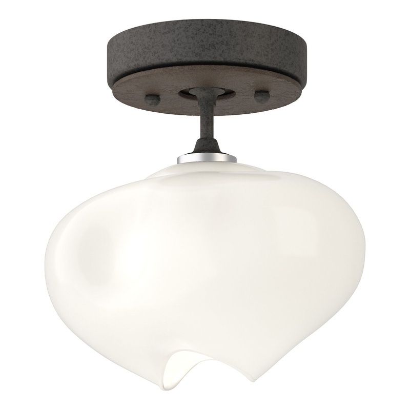 Ume 1-Light Semi-Flush Natural Iron Bronze
