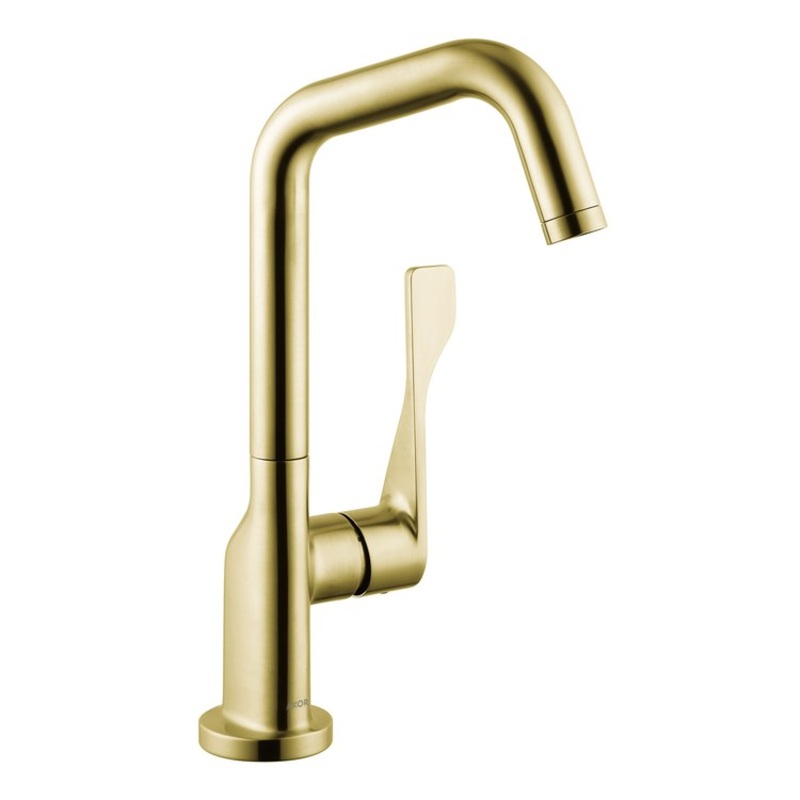 Bar Faucet Citterio Deck Mount 1 Lever ADA Brushed Gold Optic 1.5 Gallons per Minute