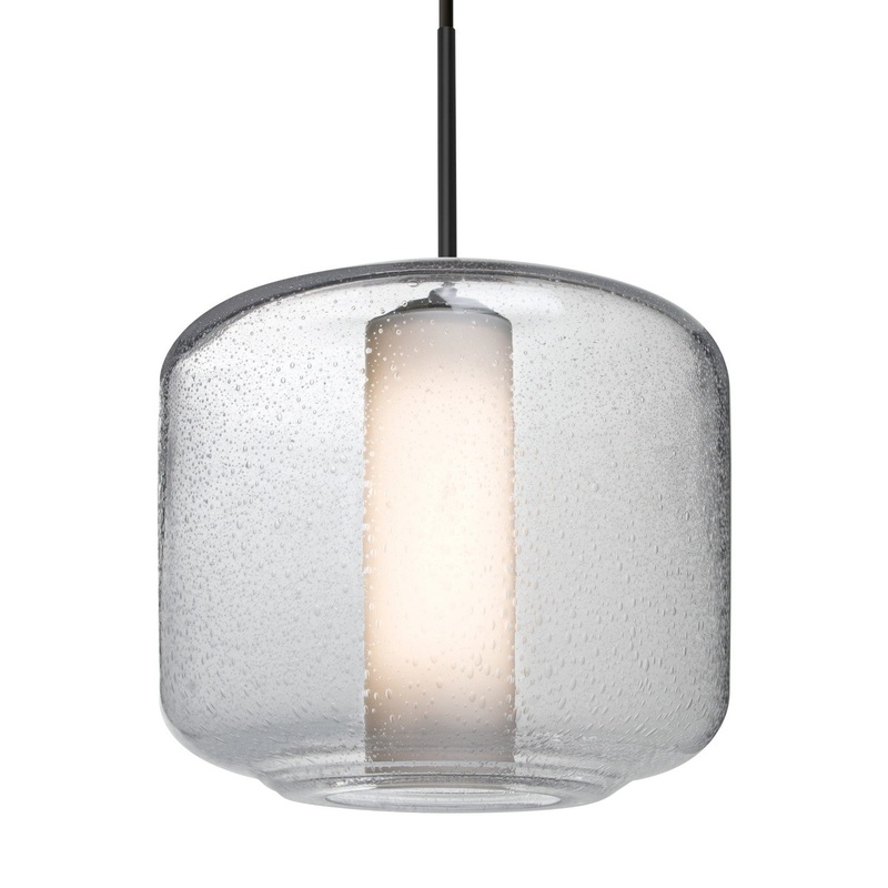 Besa 1JT-NILES10CO-BK Besa Niles 10 Pendant One Light Pendant Black