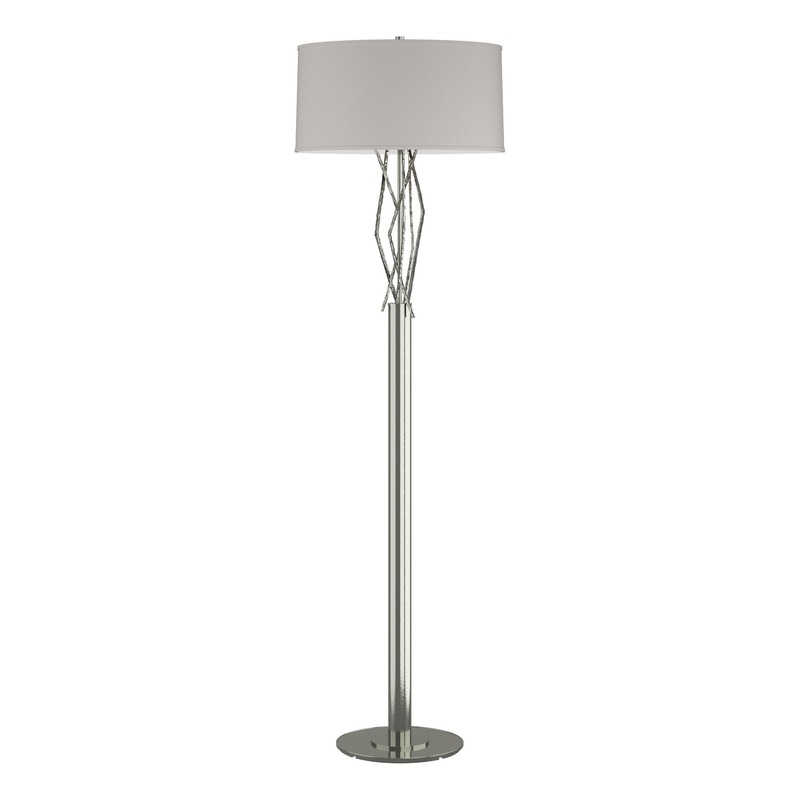Brindille Floor Lamp Sterling Flax Shade (SE)