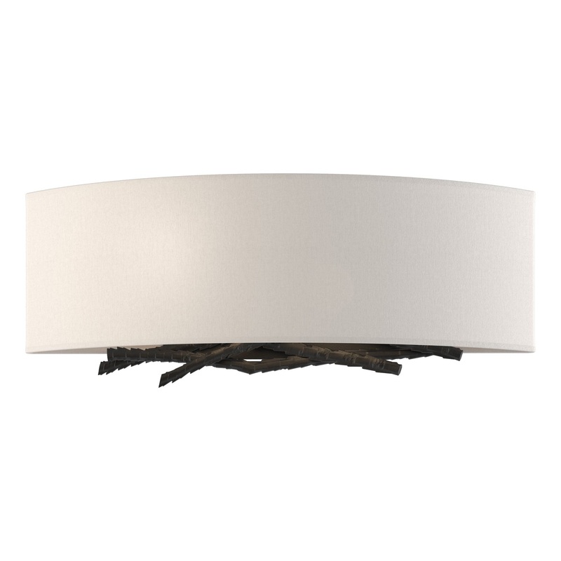 Brindille Sconce Black Flax Shade (SE)