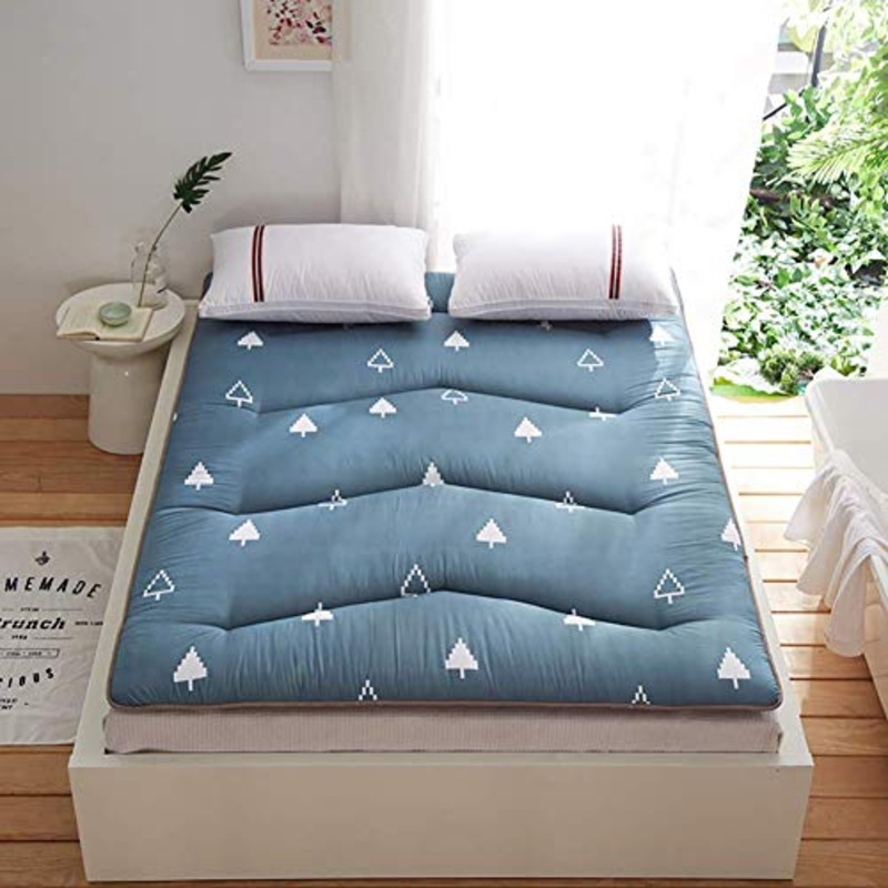 Futon giapponese materasso Tatami, albero di Natale per i bambini materasso, Tappetino pieghevole letto portatile materassino da campeggio bambini Sleeping Pad Piano Lounger Divano Letto,B,90*200cm