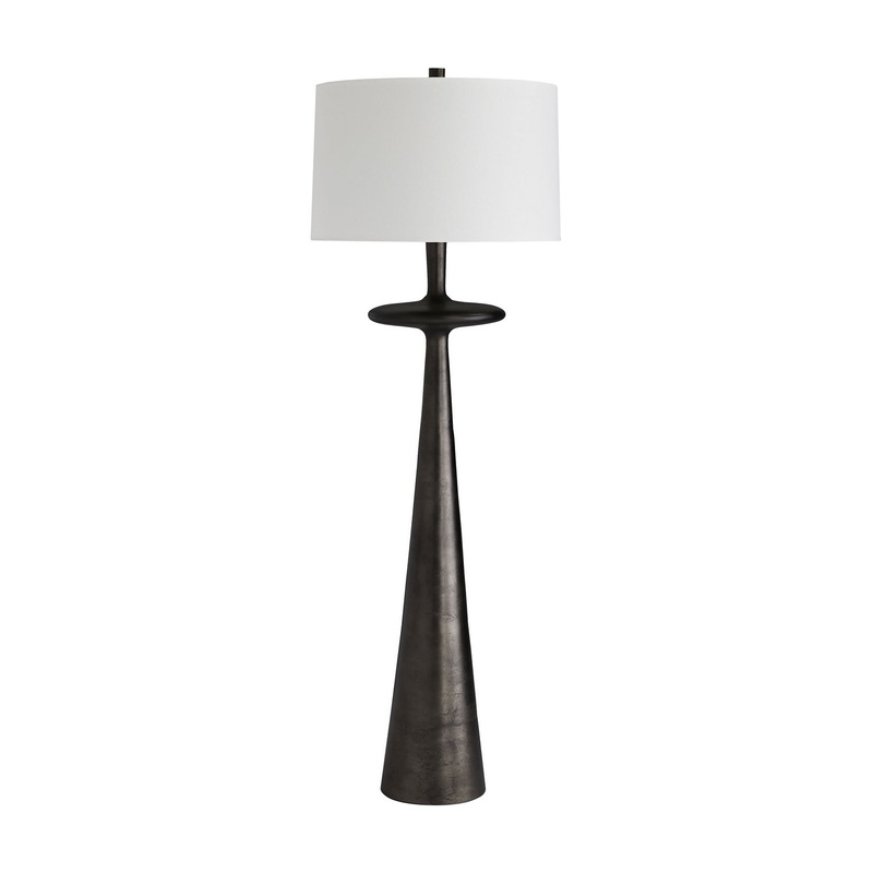 Arteriors 74723-860 Putney One Light Floor Lamp Antiqued Aluminum