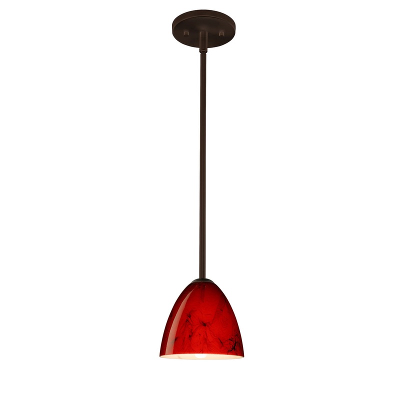 Besa 1TT-4470MA-BR Vila One Light Pendant Bronze