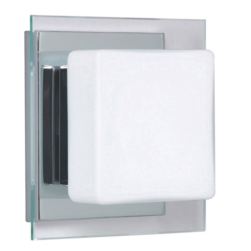 Besa 1WS-773539-CR Alex One Light Wall Sconce Chrome