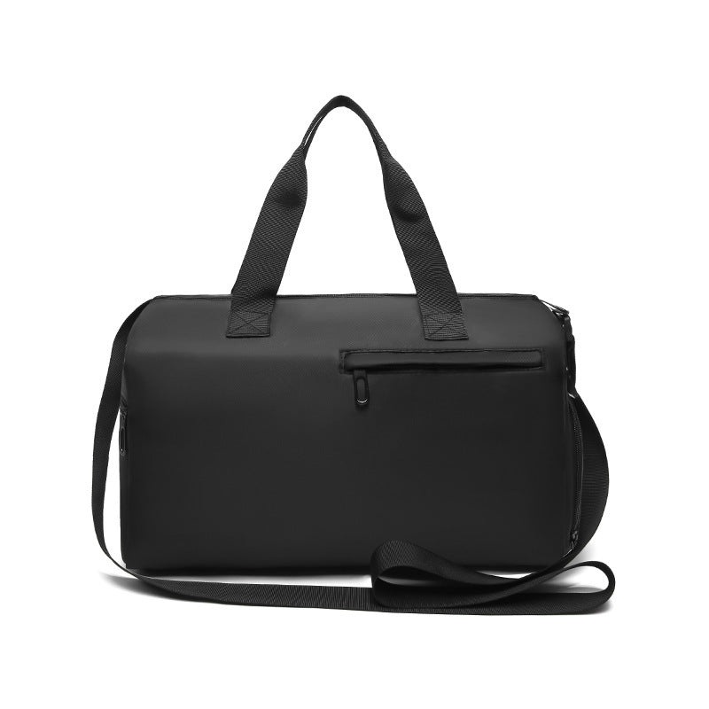 Black Men’s Large Capacity Sports Duffel Bag with Wet/Dry Separation Pocket – Travel & Gym Tote