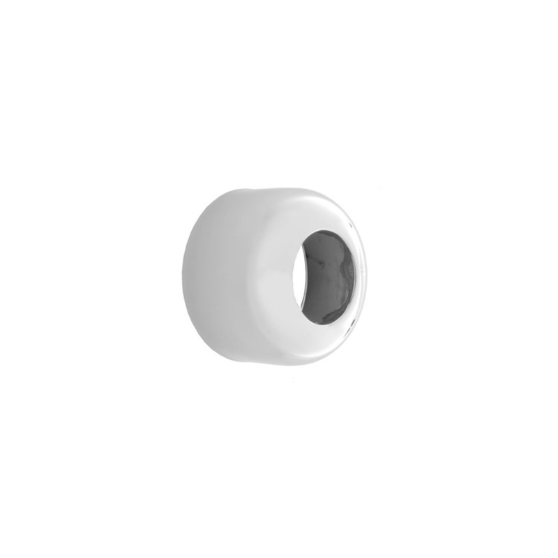 Escutcheon Round Box High Pattern Polished Nickel 1-1/2 Inch IDx3 Inch OD for 1-1/2 Inch P Traps