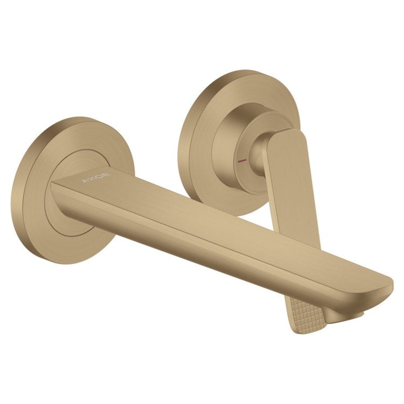 Faucet Trim Citterio C Mini Widespread 1 Lever Cubic Cut Brushed Bronze WaterSense ADA 1.2 Gallons per Minute