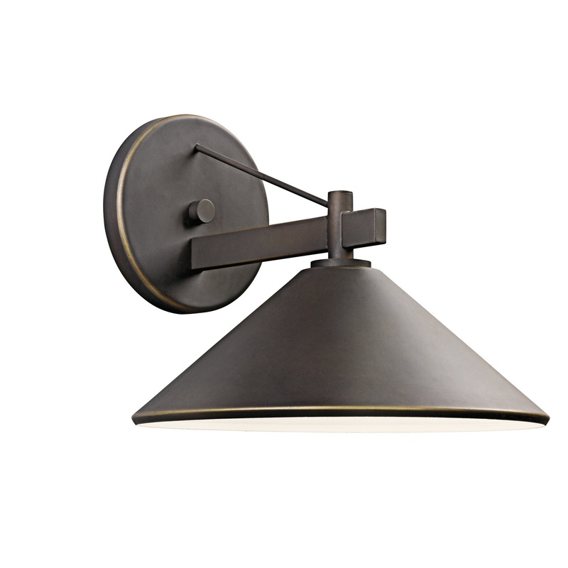 Kichler 49061OZ One Light Outdoor Wall Mount, Olde Bronze