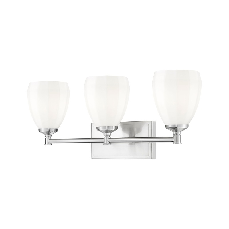 Oren 3-Light Vanity Brushed Nickel