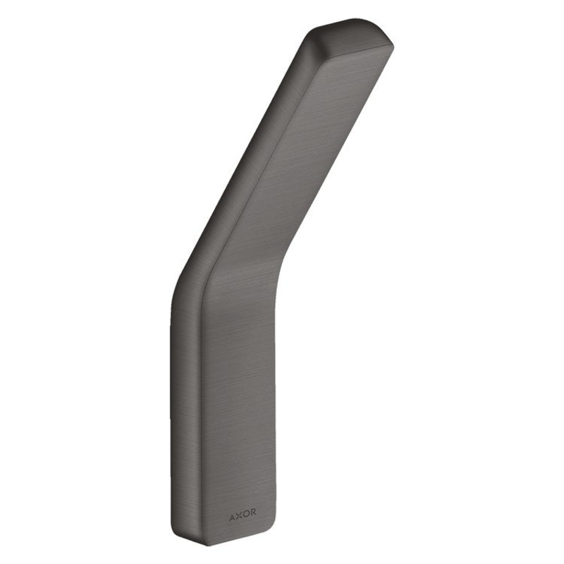 Robe Hook Universal SoftSquare Brushed Black Chrome 2-3/8 Inch Wall Mount Metal