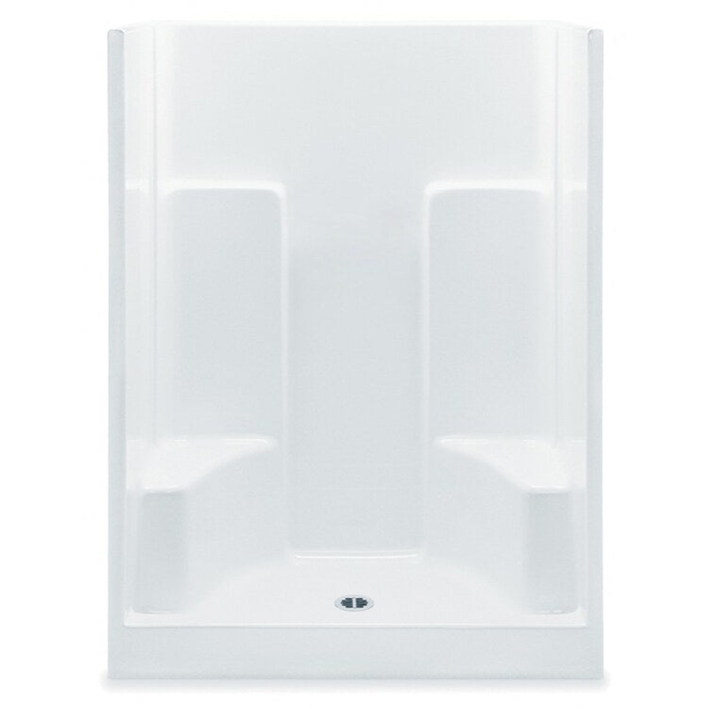 Shower Module 60 x 35 x 72 Inch Acrylic Linen 1 Pieces 2 Seats