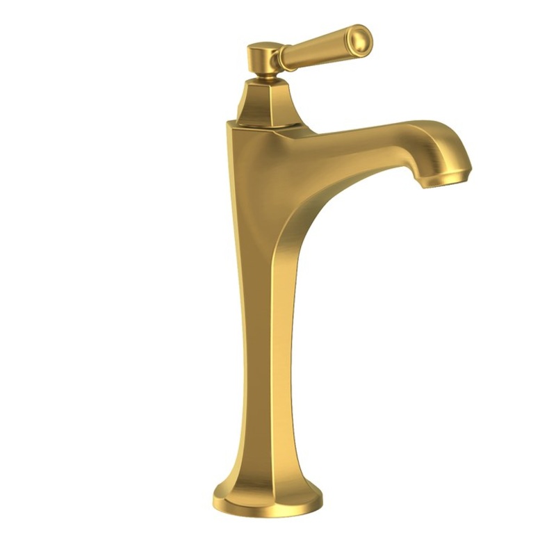 Vessel Faucet Metropole 1 Lever ADA Satin Brass PVD 1.2 Gallons per Minute Faucet Height 11 Inch