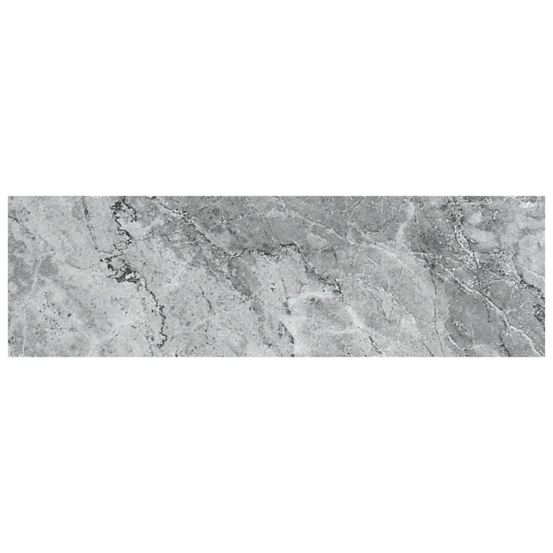 3″ x 10″ Bullnose Malena Carbon Glossy Ceramic Trim 56-051