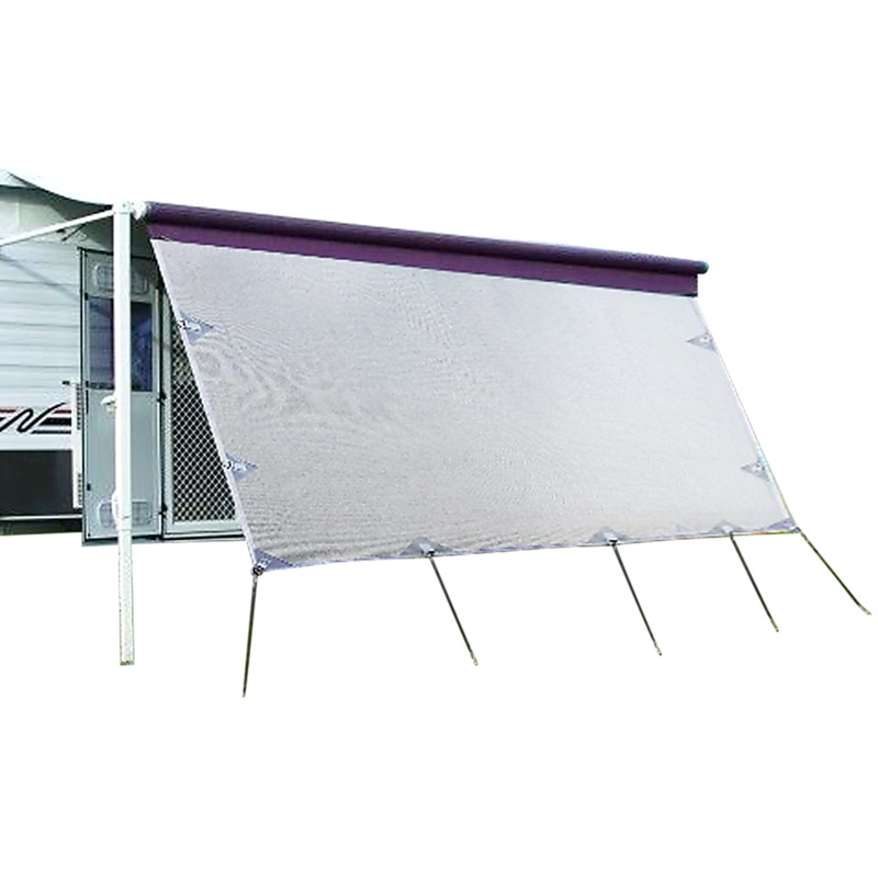 4.9m Caravan Privacy Screen Side Sunscreen Sun Shade for 17′ Roll Out Awning