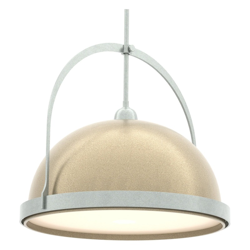 Atlas Large Pendant Vintage Platinum Soft Gold