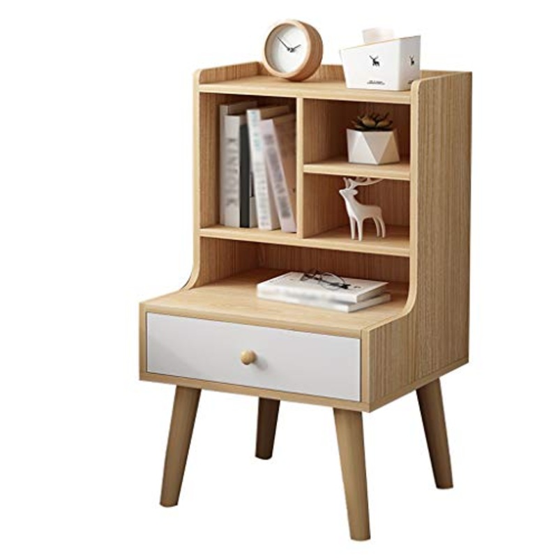 Comodino Multifunzione Addensare Legno Domestica Assembly Studio Solid Locker Floor-Standing Camera di pompaggio Corridoio Storage Box FANJIANI (Color : C)