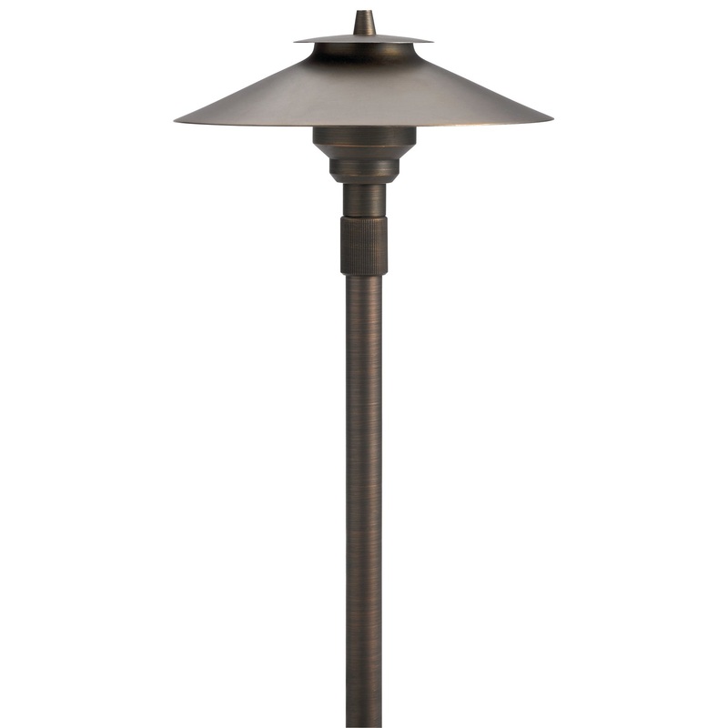 Kichler 15503CBR One Light Path Light, Centennial Brass