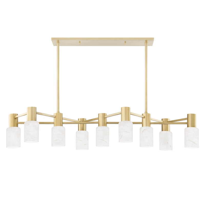 LED Island Pendant from the Centerport Collection in Aged Brass Finish by Hudson Valley