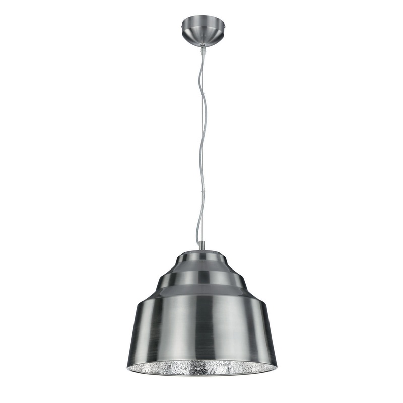 LED Pendant from the Naples Collection in Nickel Matte Finish by Arnsberg