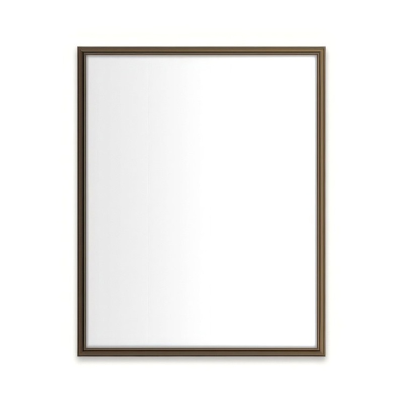 Medicine Cabinet Main Line 24 x 30 Inch 1 Doors Framed Mirror Brushed Bronze Flat Top Rosemont Frame Slow Close Hinges Sliding Magnification Mirror Magnetic Strip Interior Lighting USB Charging ports Electrical Outlets Phone Holder 4 Inch