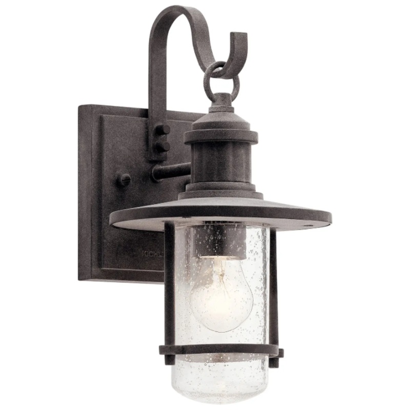 Riverwood 12.5″ 1-Light Wall Light Weathered Zinc
