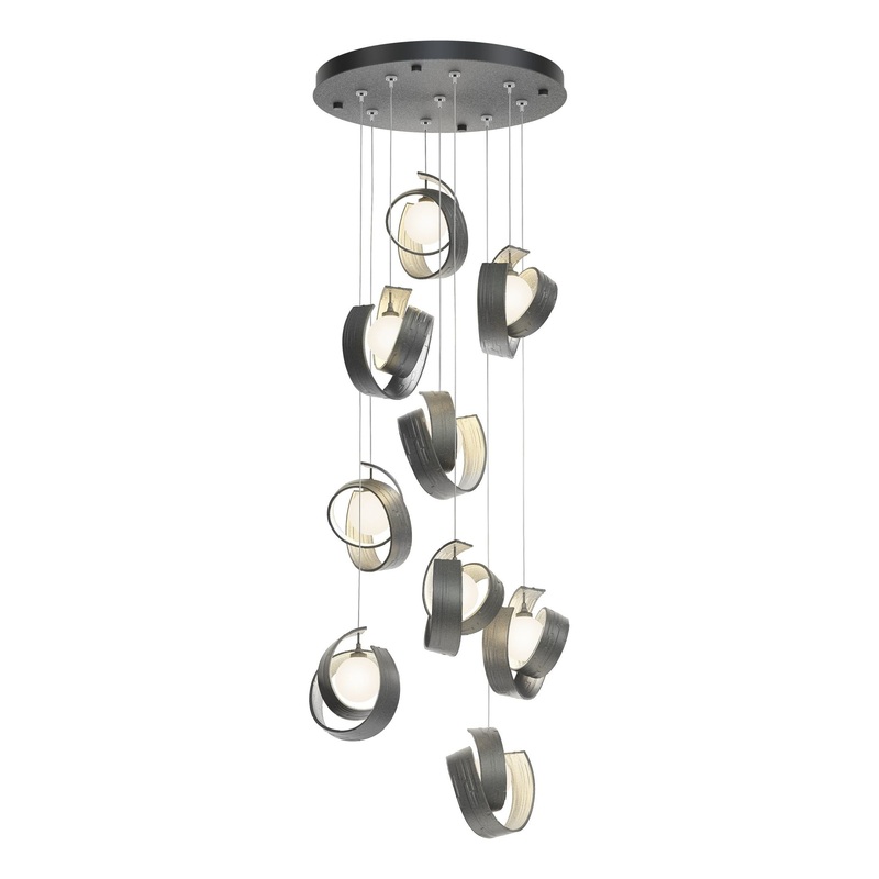Riza 9-Light Pendant Natural Iron