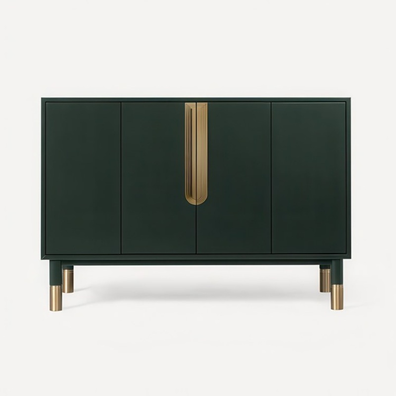 Vanity Islamorada 48 Inch Less Top Nori Aged Brass 2 Doors