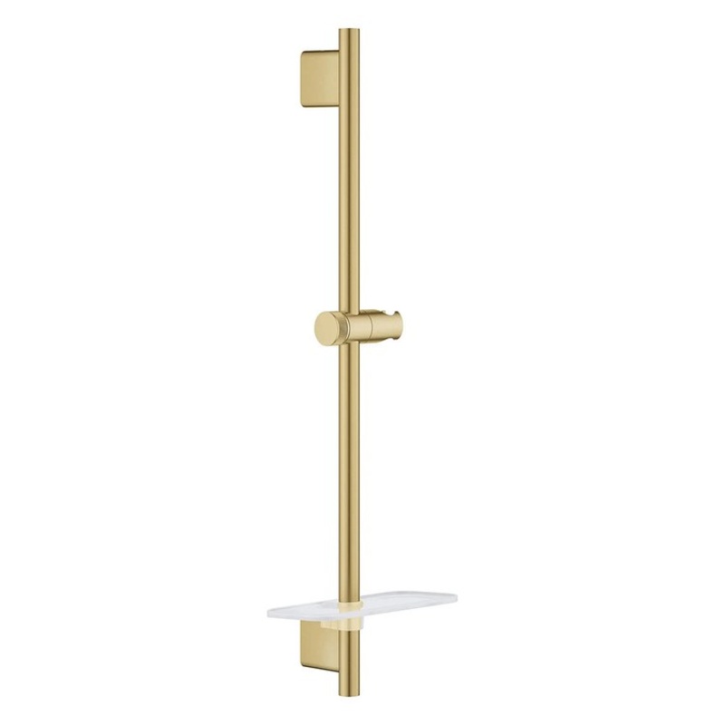 Slide Bar Rainshower 24 Inch Brushed Cool Sunrise Metal Wall Mount