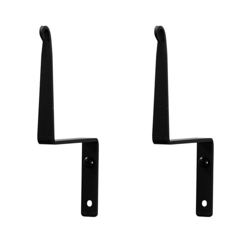 Village Wrought Iron CUR-S-87 Plain Curtain Swags (pair)