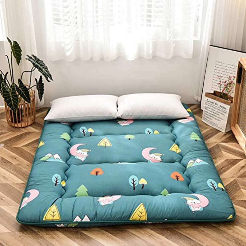 Z&HA Giapponese Piano Materasso futon, Tatami Tappetino Portatile materassino da Campeggio Bambini Sleeping Pad Pieghevole Roll Up Piano Lounger Divano Letto,d,135 * 200cm