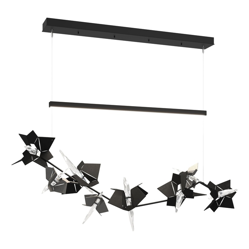 Belladonna LED Pendant Black Natural Iron
