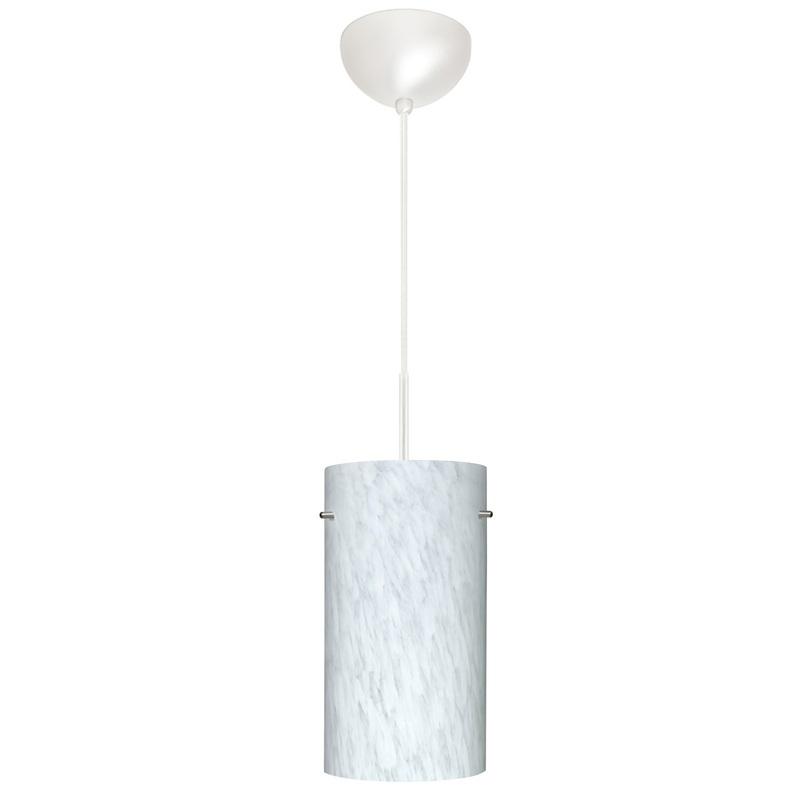 Besa 1VC-412019-LED-WH Tondo One Light Pendant White (Discontinued)