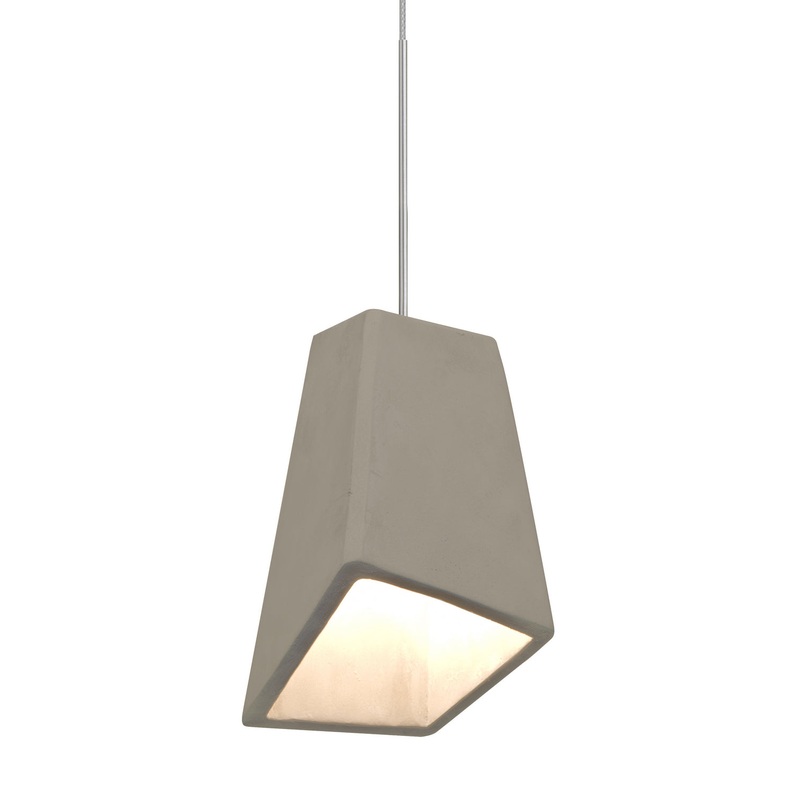 Besa 1XT-SKIPTN-LED-SN Skip One Light Pendant Satin Nickel