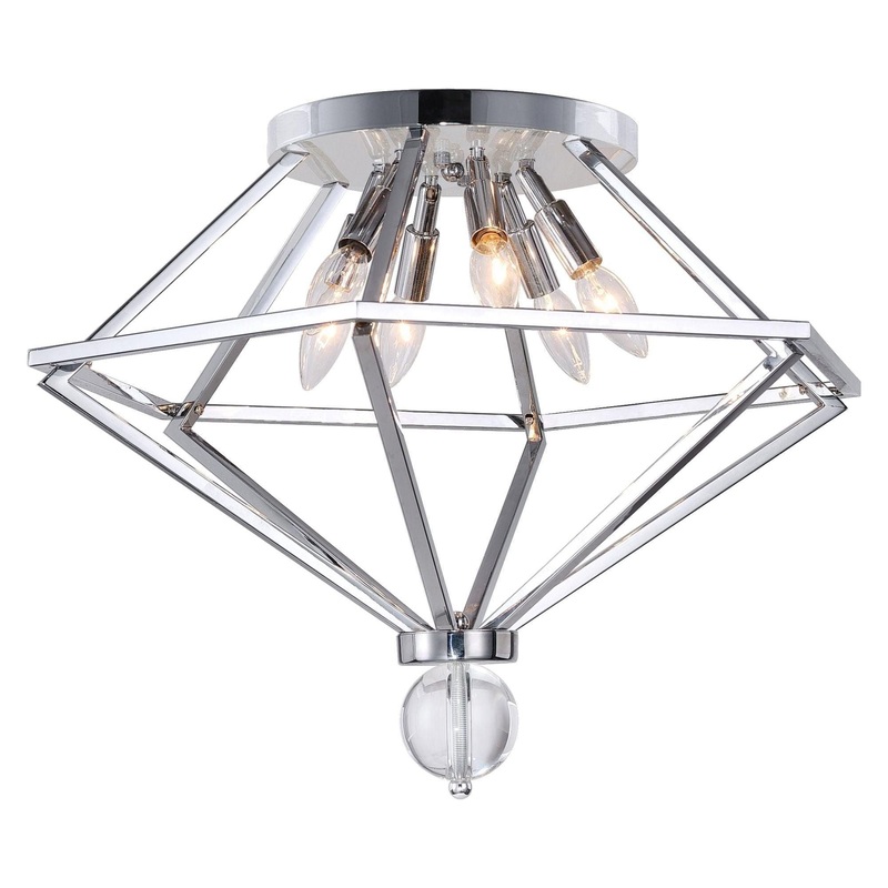 Calista Flush Mount Chrome