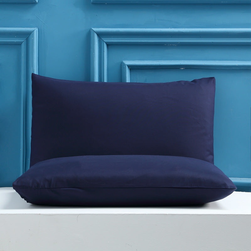 Dark Blue Ultra Soft Brushed Waterproof Pillow Protectors (Set of 2) – 50x70cm, Stain & Spill Guard for Bed Pillows(Note: pillow core not included)