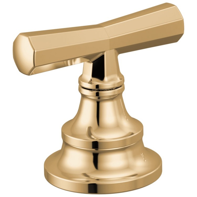 Handle Kit Beauclere 2 Cross Brilliance Polished Gold ADA for Widespread Lavatory Faucet