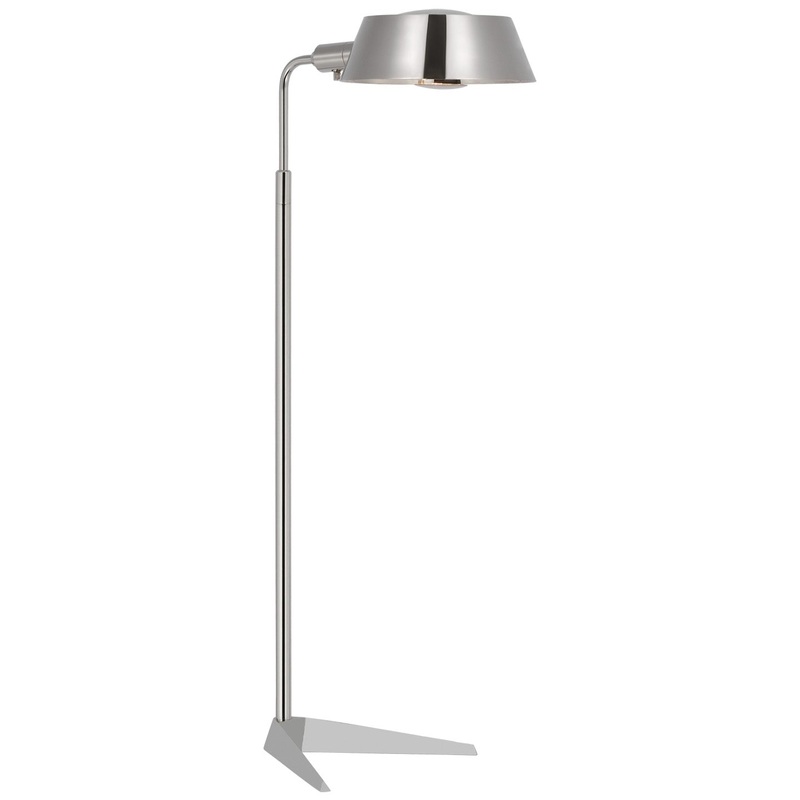 LED Floor Lamp from the Alfie Collection in Polished Nickel Finish by Visual Comfort Signature