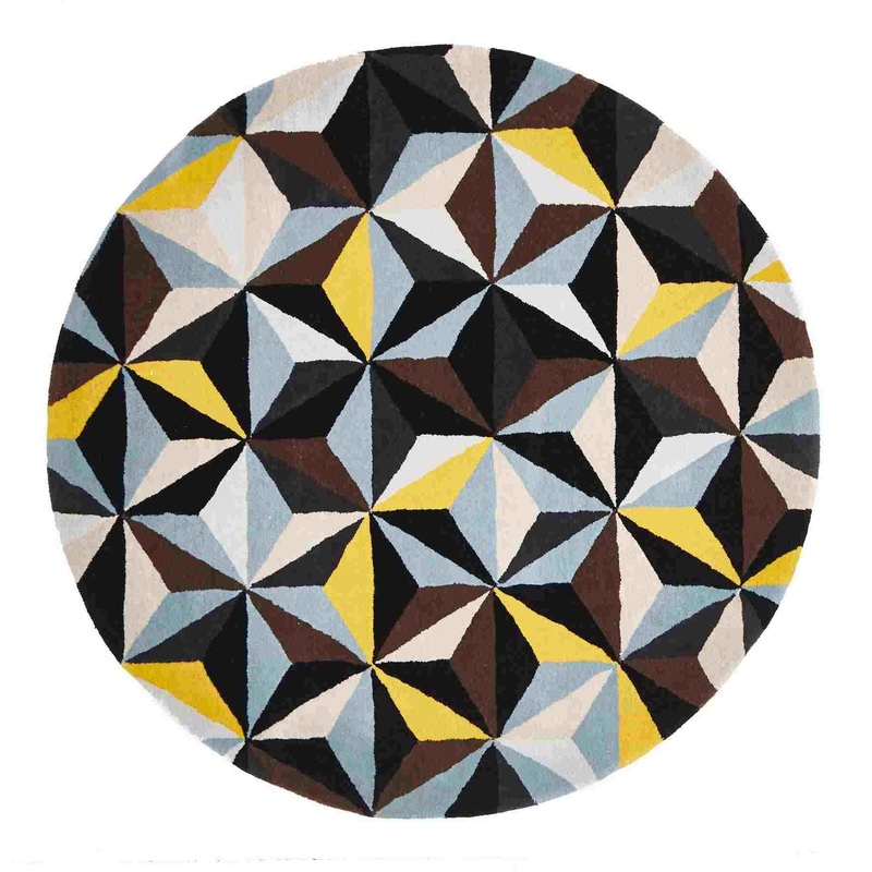 Matrix 900 Blue Round By Rug Culture – 200X200CM – ROUND