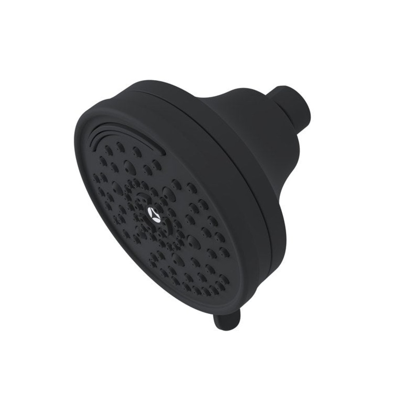 Showerhead HydroMersion Technology 7 Functions Matte Black 4 Inch 2.0 Gallons per Minute Round